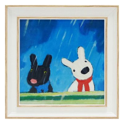 【メーカーYP取寄】リサとガスパール・アートフレームＳサイズ『たいくつないちにち』【インテリア雑貨 額絵 壁飾り 絵本 キャラクター フランス Ｇａｓｐａｒｄ ｅｔ Ｌｉｓａ デザイン】【YP-GL-02007】