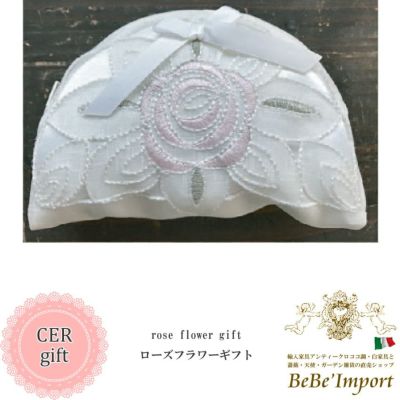 rose flower gift ローズフラワーギフト A1 半円ポーチ