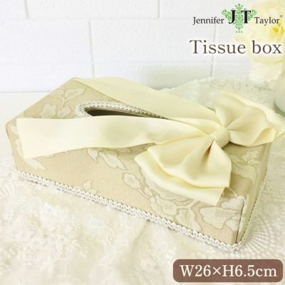 ジェニファーテイラー ティッシュボックス リボン ヘアルーム(Heirloom) 【送料無料】