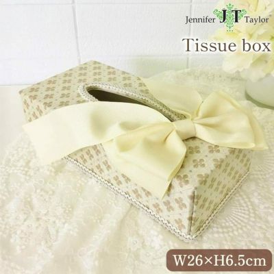 ジェニファーテイラー ティッシュBOX リボン Lumina【送料無料】