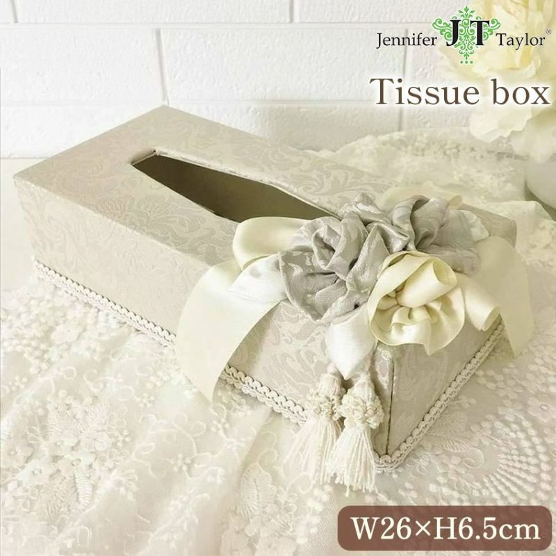 ジェニファーテイラー ティッシュボックス ハルノグレー(Haruno-GR