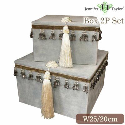 ジェニファーテイラー BOX2Pセット Velours-LB【送料無料】