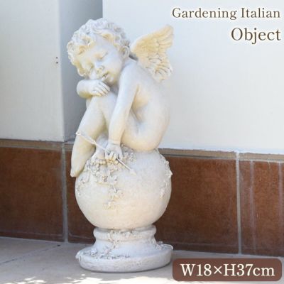 ガーデニング イタリアン 高さ37cm まどろみ エンジェル【送料無料】