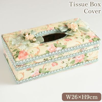 ST薔薇のティッシュBOX GN