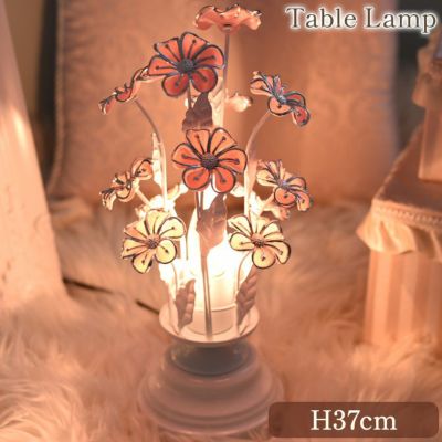 ＼15％OFF／ タッチセンサー式 テーブルランプ ピンク フィオーリ 高さ37cm