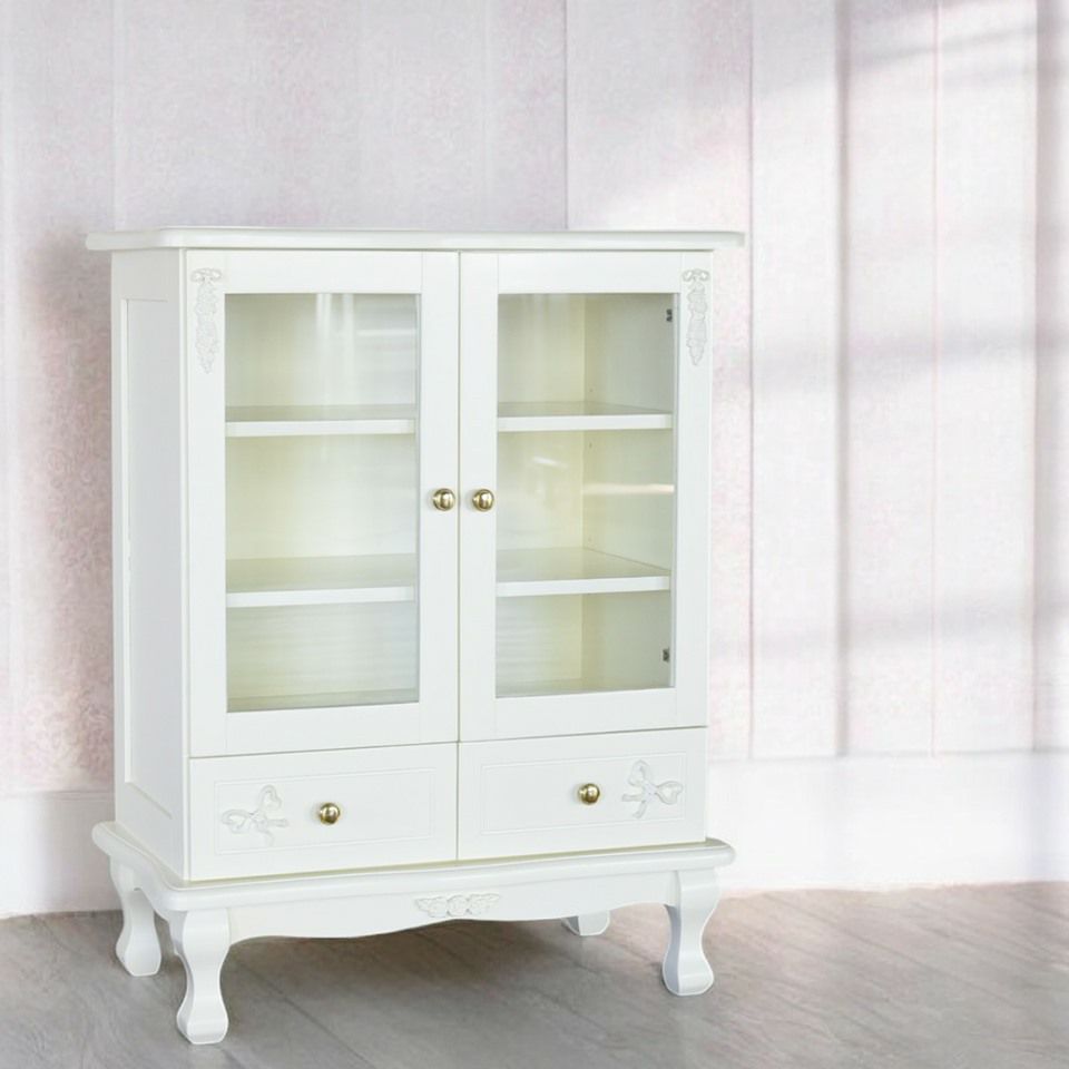 スノーホワイト プリンセス ミニキャビネット 幅65cm 画像1