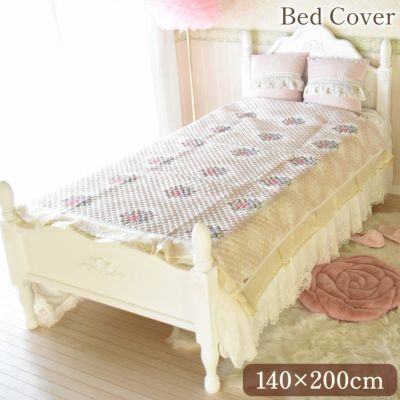 ＼40%OFF／ フリプリ ベッドカバー アイボリー