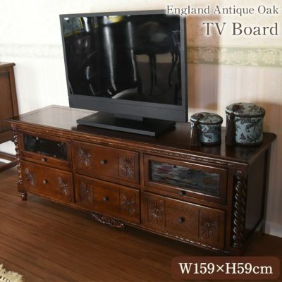 楽天市場】テレビ台 テレビボード ローボード ロココ調