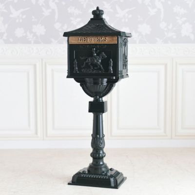 ＼18％OFF／ 【8月末入荷】 American 鋳物 ポスト グリーン 高さ117cm 【送料無料】