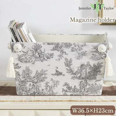 ジェニファーテイラー マガジンホルダー トワルドジュイ(Toile de Jouy) 【送料無料】