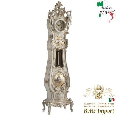イタリア製 アンティーク Italia F.lli Consonni ブリリアントROCOCO アントワネット 天使のホールクロック OV【送料無料/設置サービス付】
