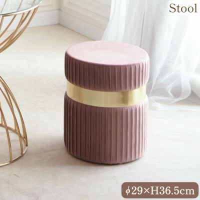 プチロココ プリンセス スツール ピンクS 直径29cm 【送料無料】