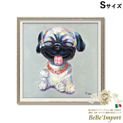 オイルペイントアート (Sサイズ) 「アッカンベー」【送料無料】