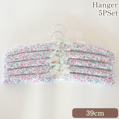 薔薇 洋服ハンガー 5本セット フローラルSS
