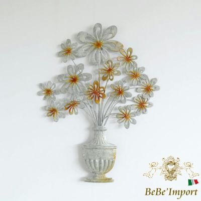 レトロ アイアン ウォールデコ 花模様 壁飾り　100M498 レトロ アイアン ウォールデコ 花模様 壁飾り 100M498 Amazon｜壁飾り