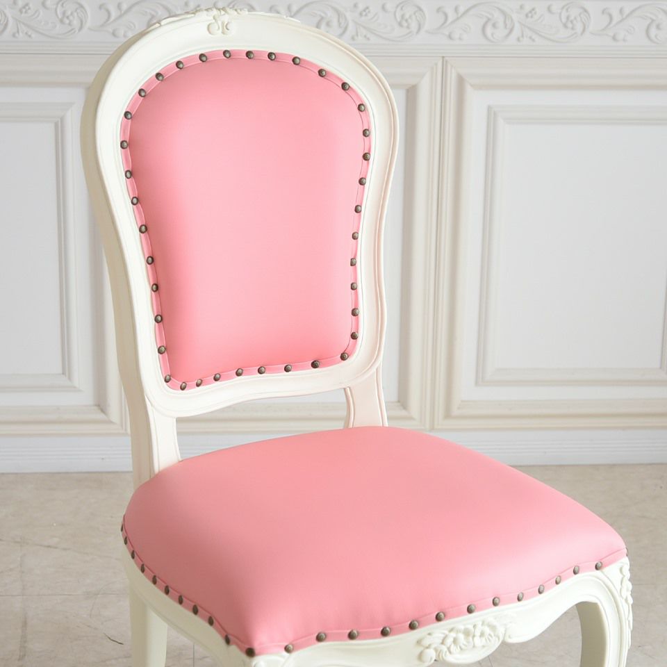 アンリヴェルデ ダイニングセット7P 6人掛け アイボリー ピンク 幅175cm 画像10