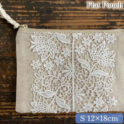 Fleur Jardin フルールジャルダン フラットポーチ S 12×18cm