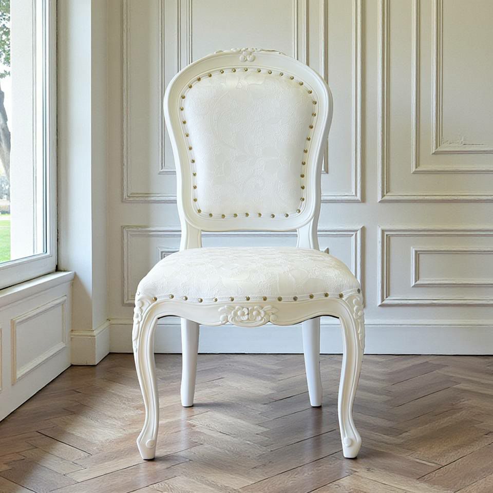 アンリヴェルデ ダイニングセット5P 4人掛け アイボリー 幅145cm 画像9