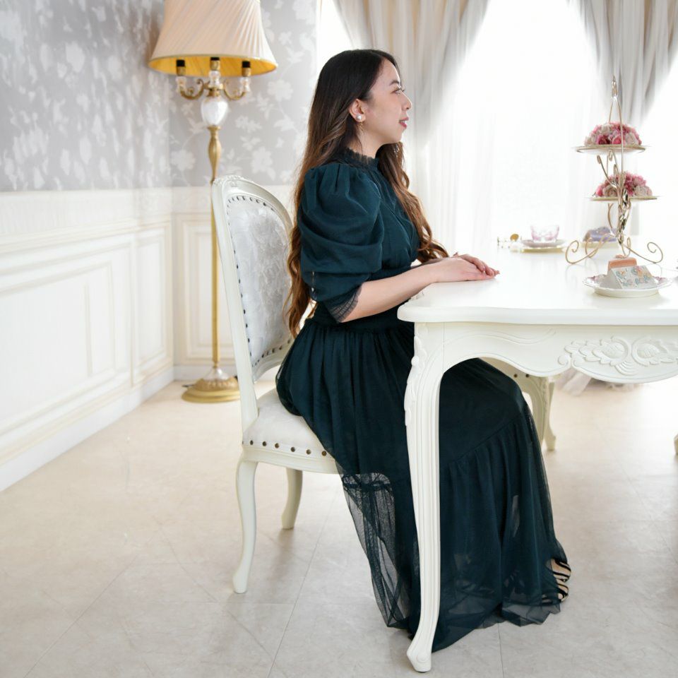 アンリヴェルデ ダイニングセット5P 4人掛け アイボリー 幅145cm 画像13