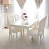 アンリヴェルデ ダイニングセット5P 4人掛け アイボリー 幅145cm 画像14
