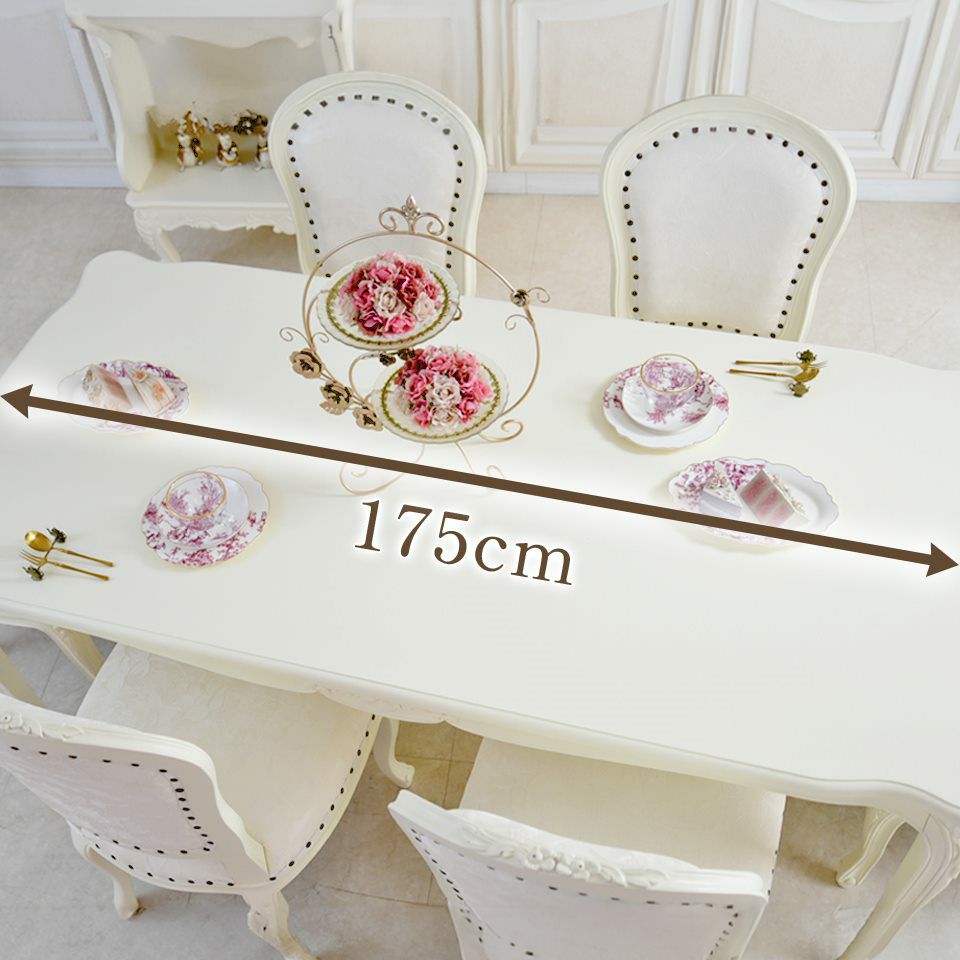 アンリヴェルデ ダイニングセット7P 6人掛け アイボリー 幅175cm 画像3