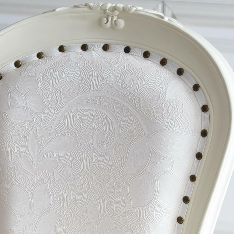 アンリヴェルデ ダイニングセット7P 6人掛け アイボリー 幅175cm 画像18アンティークゴールド