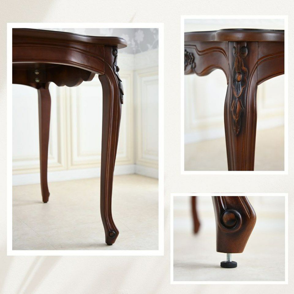 アンリヴェルデ ダイニングセット5P 4人掛け ブラウン ワイン 幅145cm 画像8