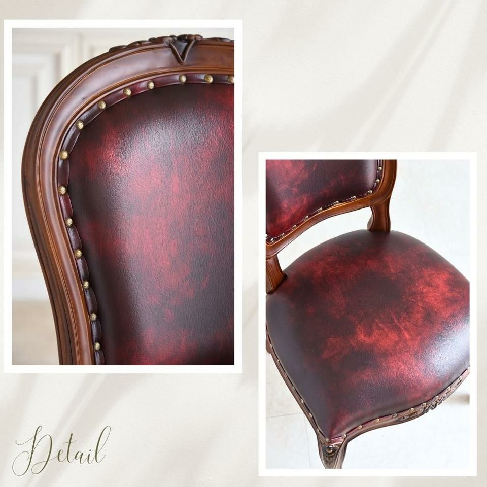 アンリヴェルデ ダイニングセット5P 4人掛け ブラウン ワイン 幅145cm 画像10