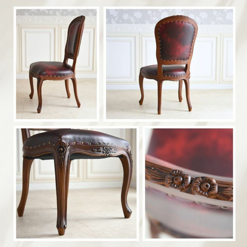 アンリヴェルデ ダイニングセット5P 4人掛け ブラウン ワイン 幅145cm 画像11