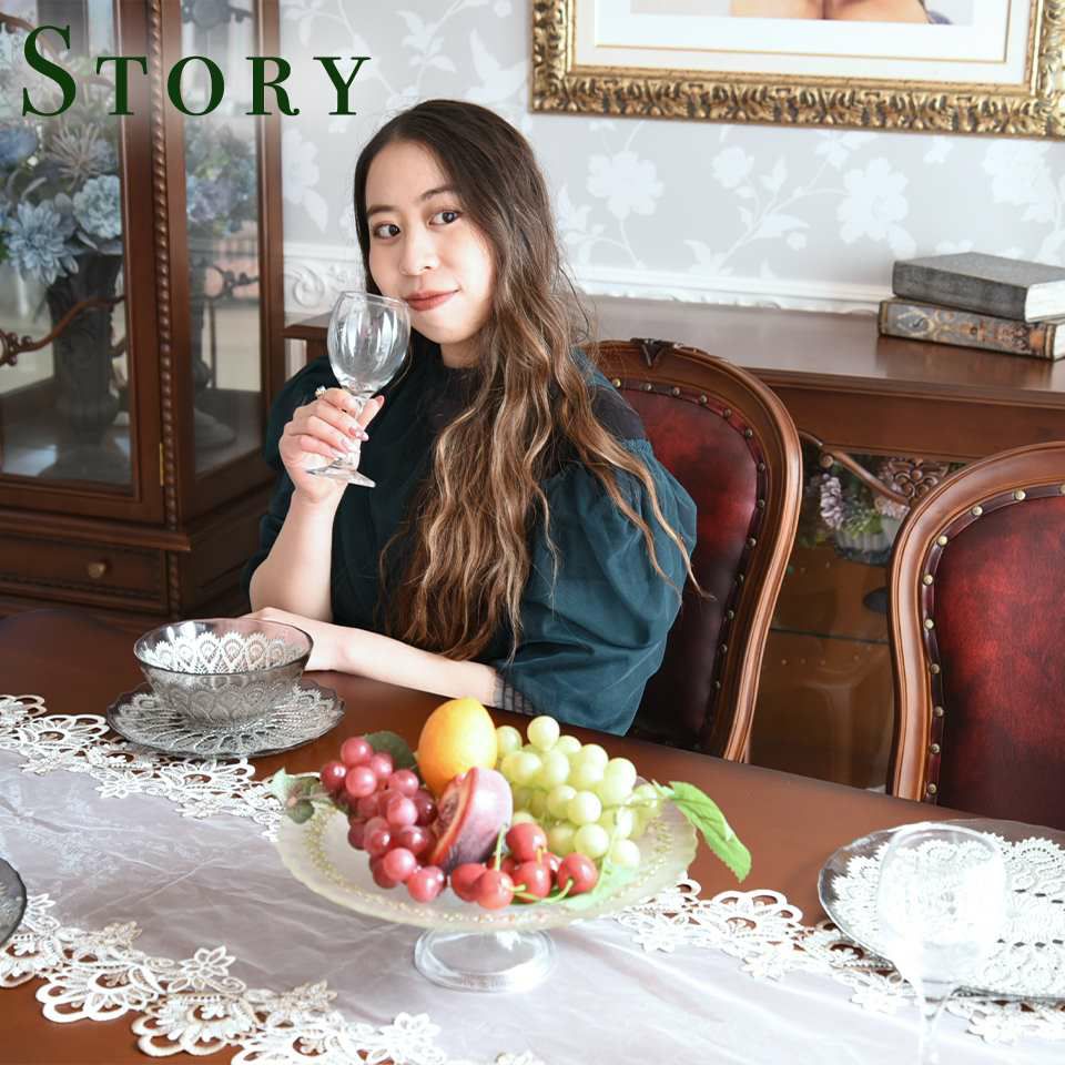 アンリヴェルデ ダイニングセット5P 4人掛け ブラウン ワイン 幅175cm 画像5