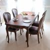 アンリヴェルデ ダイニングセット5P 4人掛け ブラウン ワイン 幅175cm 画像12