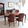 アンリヴェルデ ダイニングセット5P 4人掛け ブラウン ワイン 幅175cm 画像14