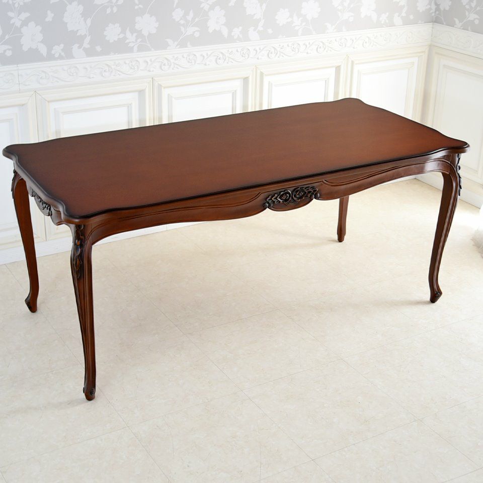 アンリヴェルデ ダイニングセット5P 4人掛け ブラウン アイボリー 幅175cm 画像6