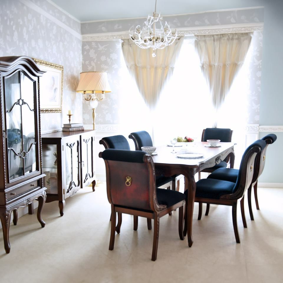 アンリヴェルデ ダイニングセット7P 6人掛け ブラウン ハンドルチェア 幅175cm 画像14