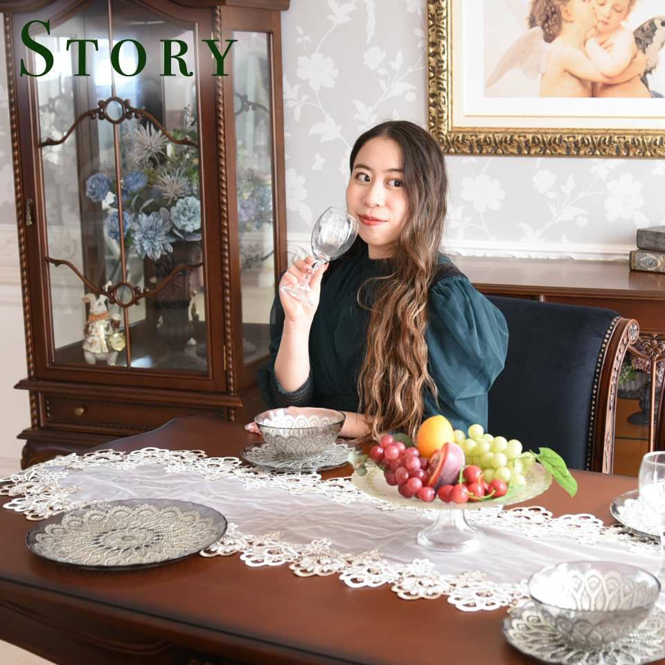 アンリヴェルデ ダイニングセット5P 4人掛け ブラウン ハンドルチェア 幅145cm 画像5