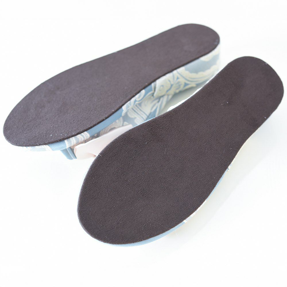 アクアフラワー オペラブルー スリッパ(4cmヒール) 画像8