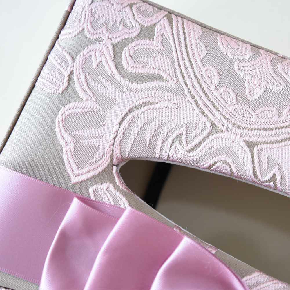 アクアフラワー オペラピンク ティッシュボックスケース 画像6