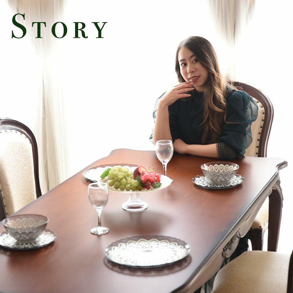 アンリヴェルデ ダイニングセット7P 6人掛け ブラウン アイボリー 幅175cm 画像5