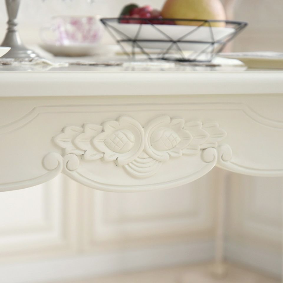 アンリヴェルデ ダイニングテーブル アイボリー 幅145cm 画像11