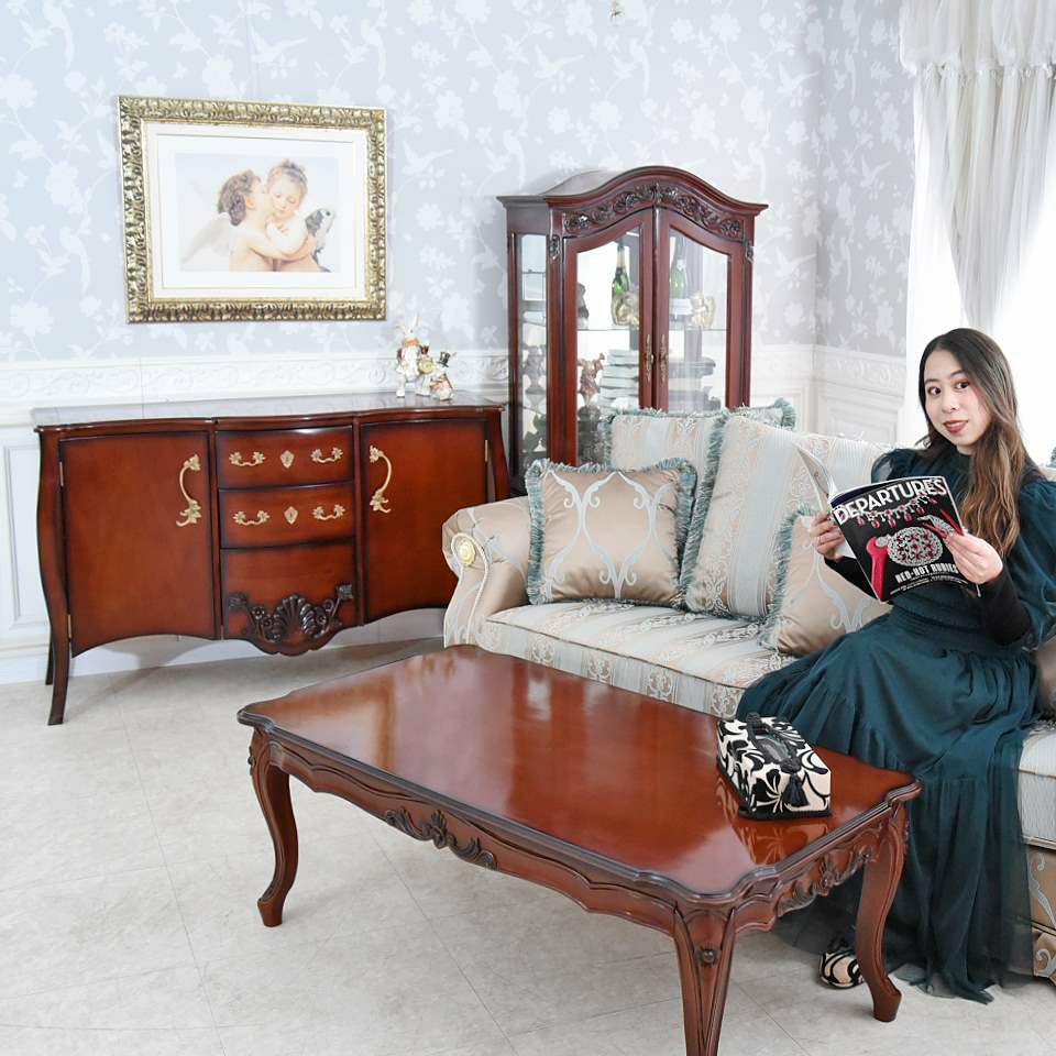 アンリヴェルデ サイドボード 猫脚 幅137cm 画像2