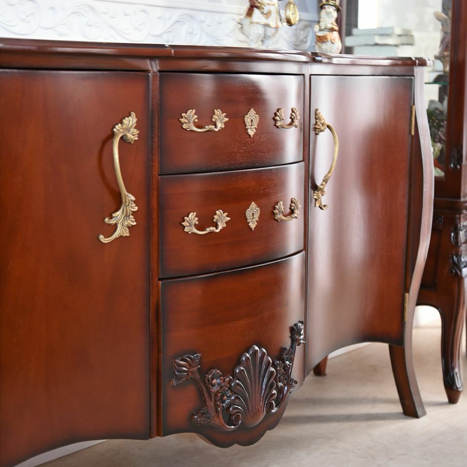 アンリヴェルデ サイドボード 猫脚 幅137cm 画像4