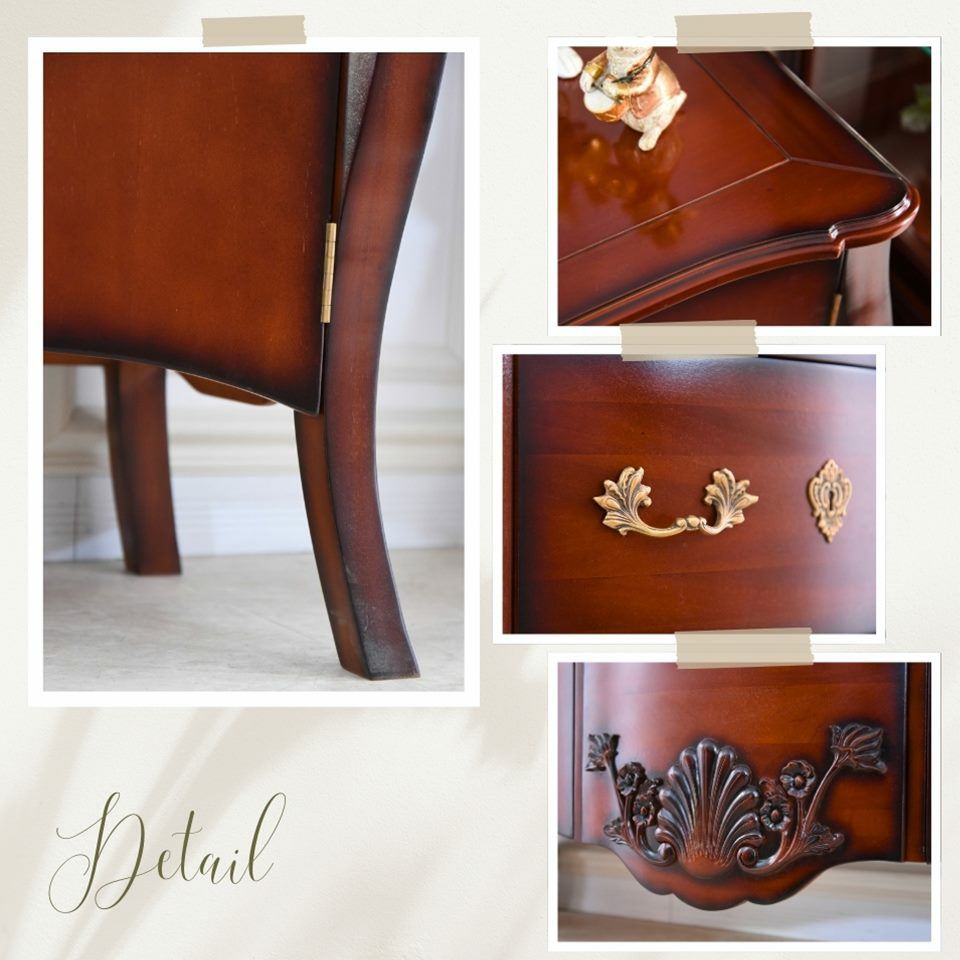 アンリヴェルデ サイドボード 猫脚 幅137cm 画像7