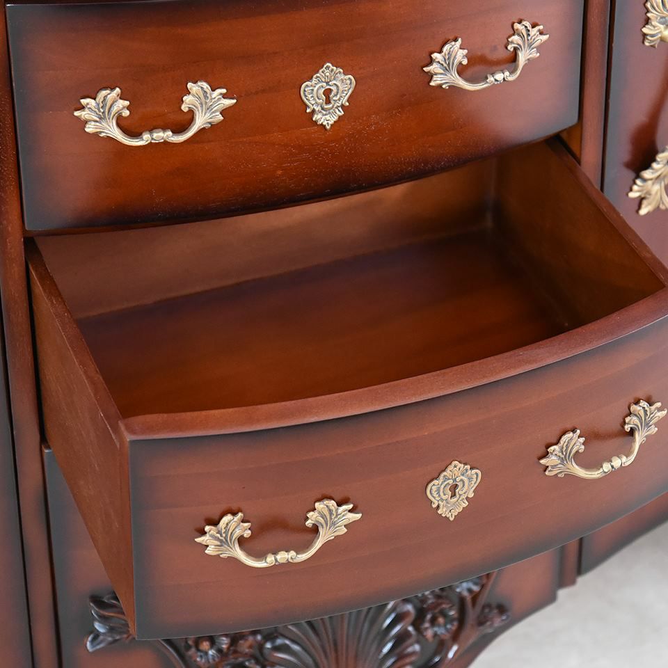 アンリヴェルデ サイドボード 猫脚 幅137cm 画像9