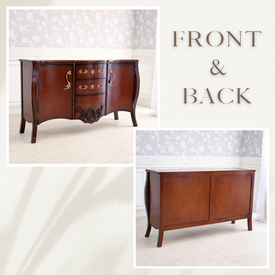 アンリヴェルデ サイドボード 猫脚 幅137cm 画像11