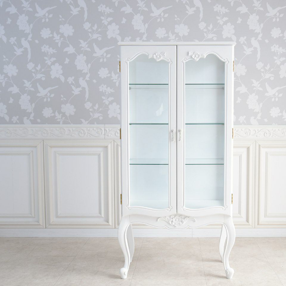 フィレンツェ キャビネット ホワイト 幅73cm 画像2