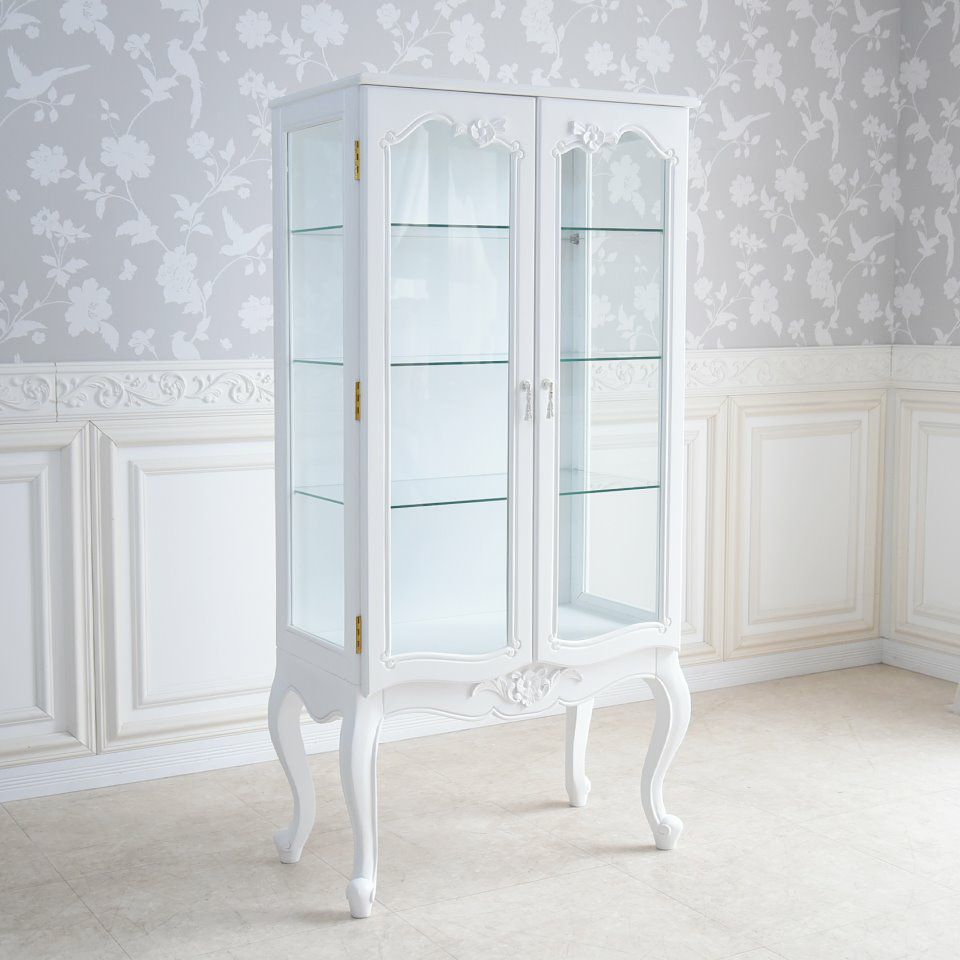 フィレンツェ キャビネット ホワイト 幅73cm 画像6