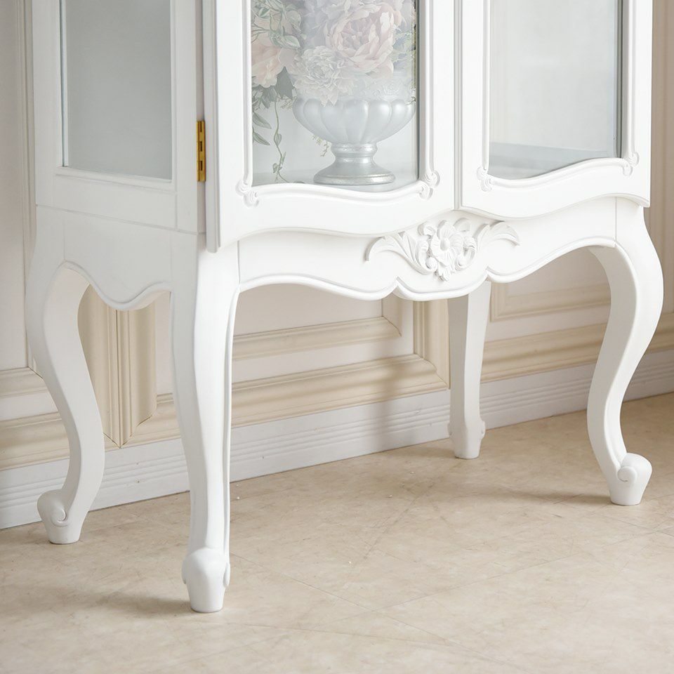 フィレンツェ キャビネット ホワイト 幅73cm 画像10