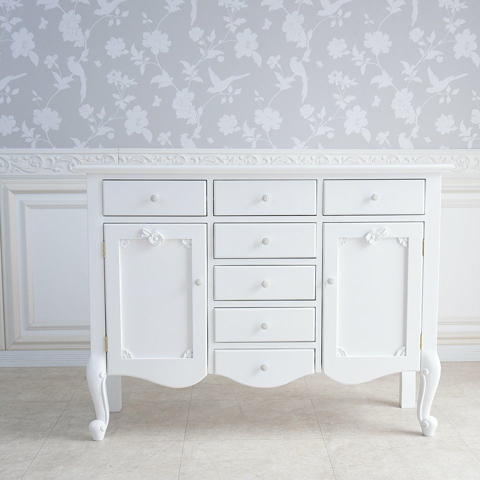 フィレンツェ サイドボード ホワイト 幅120cm 画像3