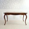 英国調 クイーンアン様式 ダイニングテーブル ブラウン 幅140cm 画像7