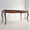 英国調 クイーンアン様式 ダイニングテーブル ブラウン 幅170cm 画像6